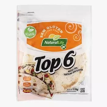 Massa Tipo Tortilha Top 6 - 170g
