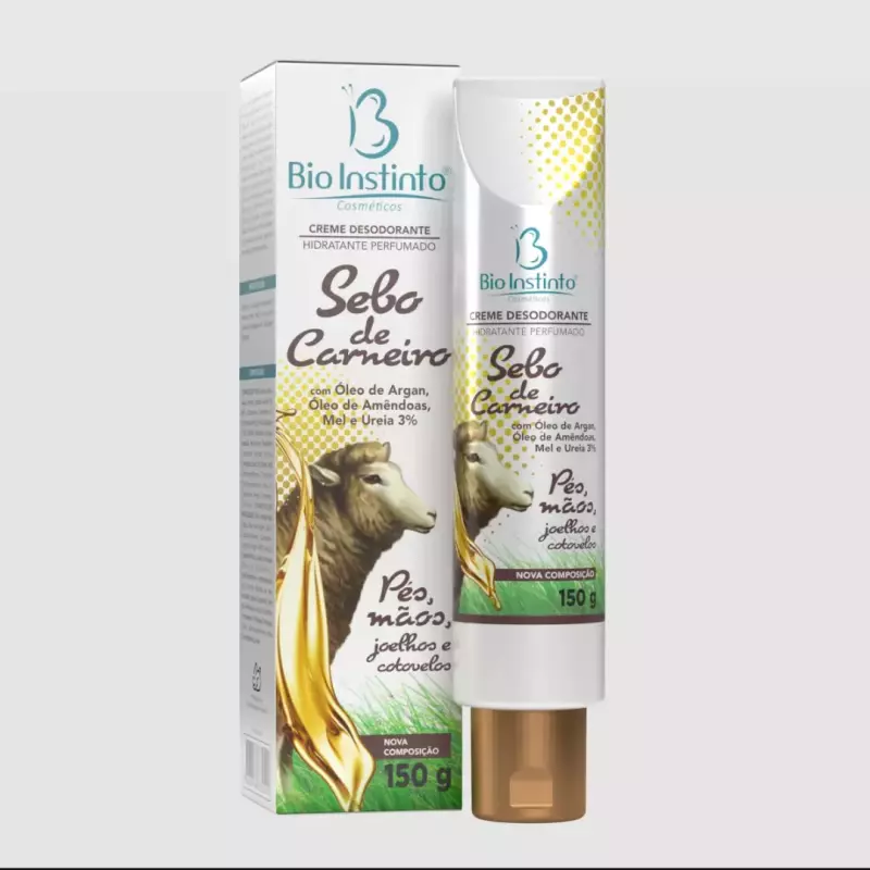 Creme sebo de carneiro com argan bio