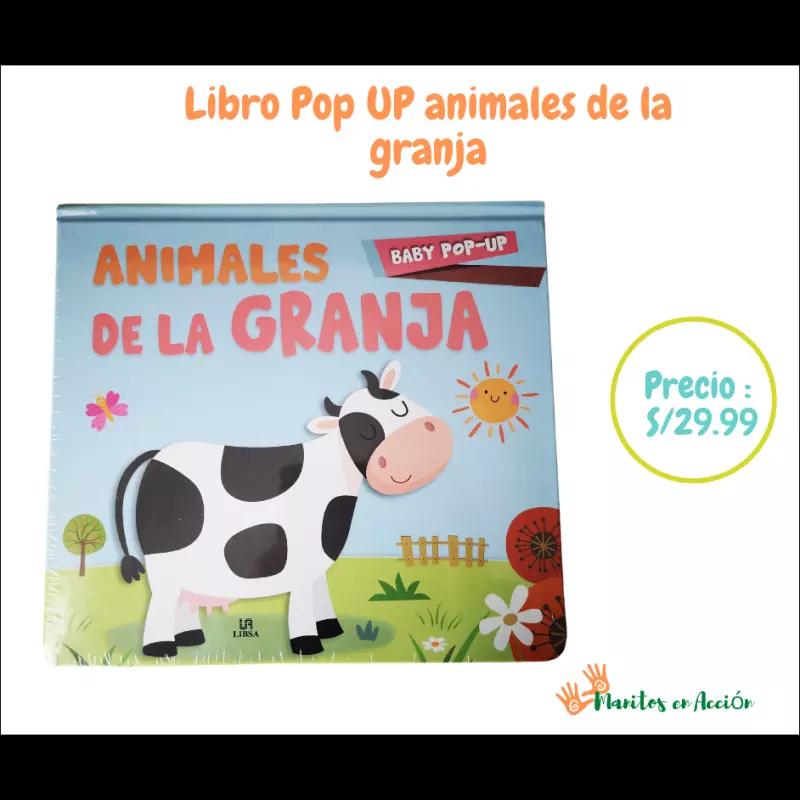 Libro Pop UP animales de la granja(copy)(copy)