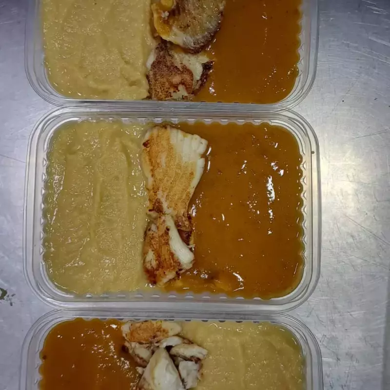 Grão de bico com tilápia