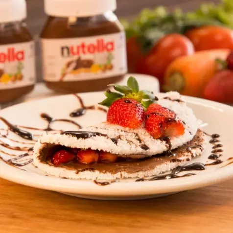 Nutella com Morango.