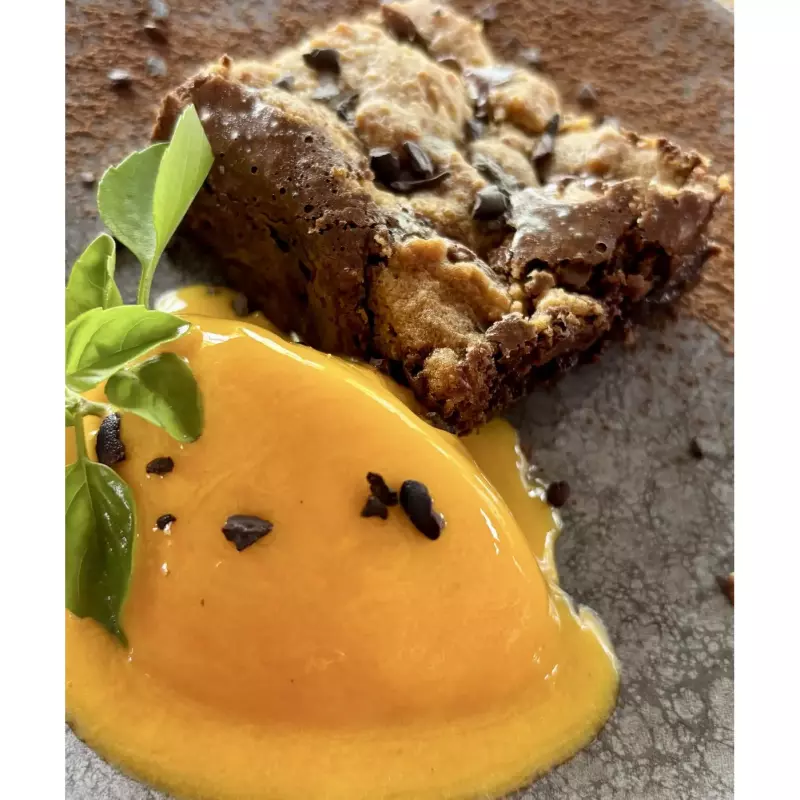 Brookie com Creme de caja