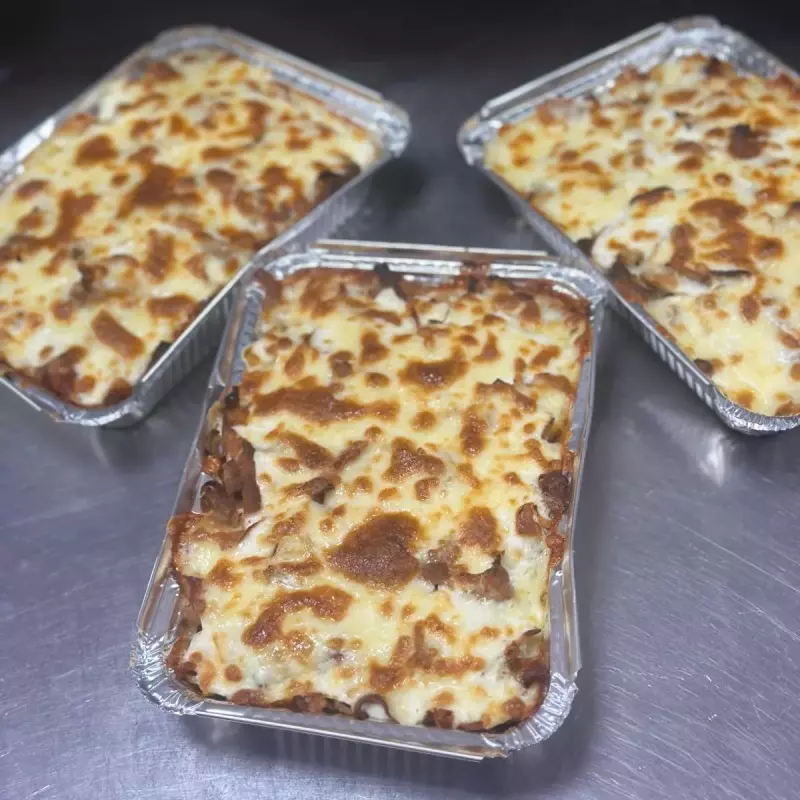 Patatas gratinadas con Pollo