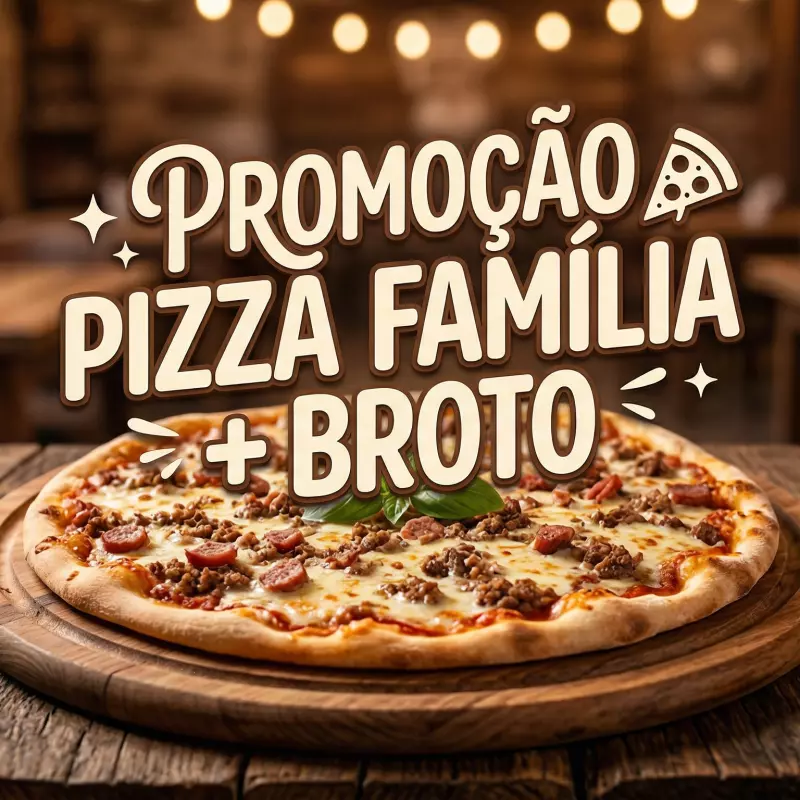 FAMILIA 50CM 4 SABORES c/BORDA+BROTO