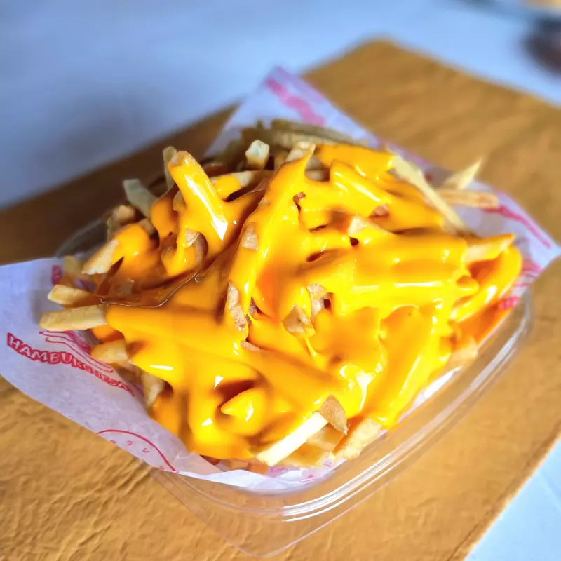 Papas con cheddar grande