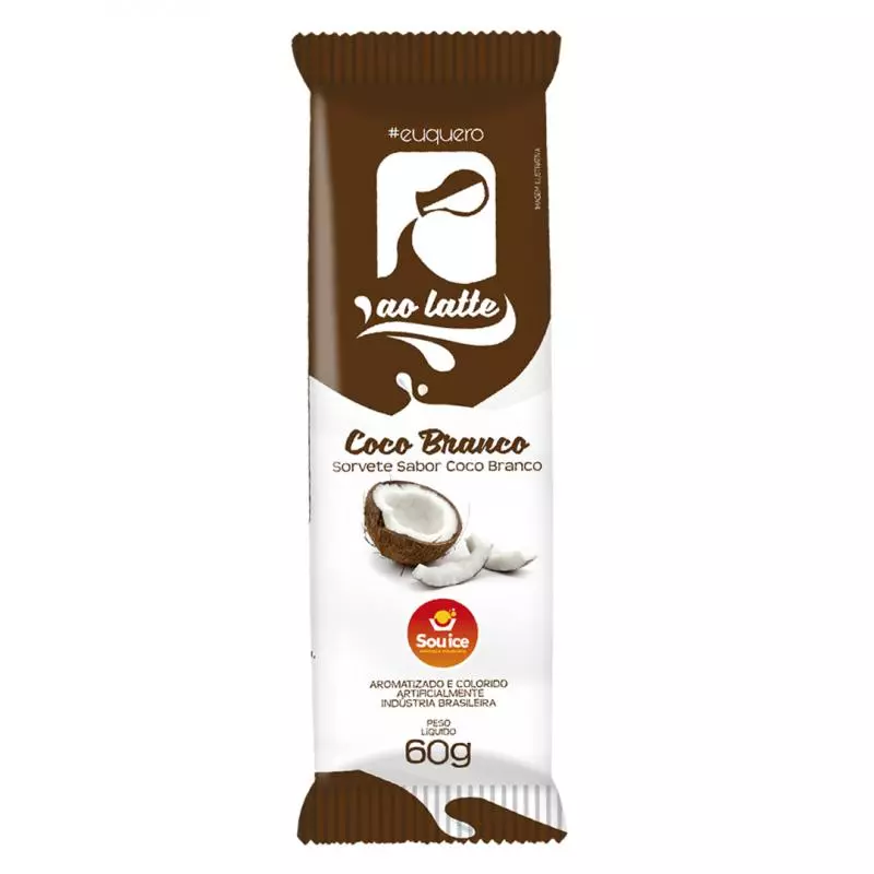 Picolé Coco Branco.