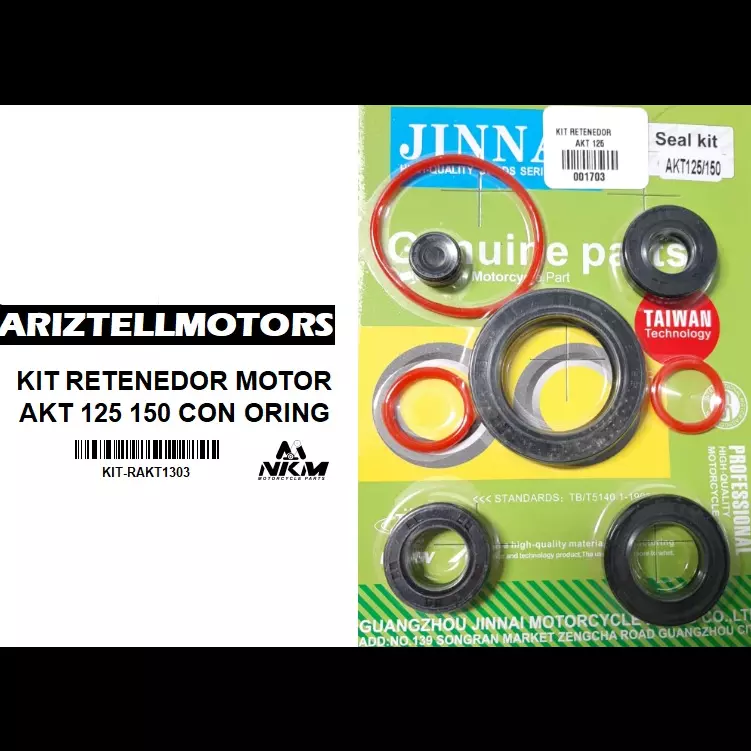 KIT RETENEDOR MOTOR AKT 125 150 CON