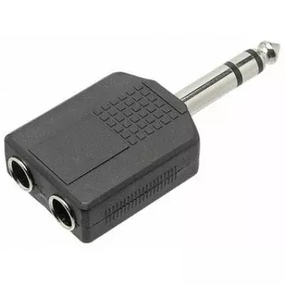 CONECTOR P10 ESTEREO P/ 2 P10 MONO