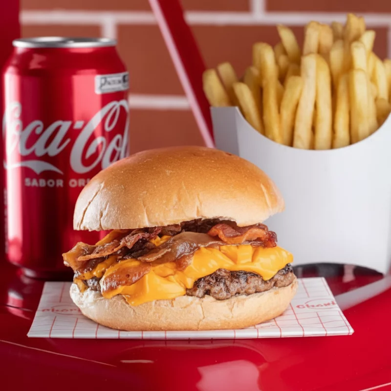 COMBO: 1 CHEESE BACON + GUARANÁ LATA