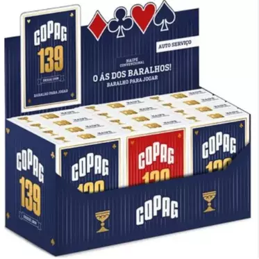 Baralho Copag 139 Azul e Vermelho