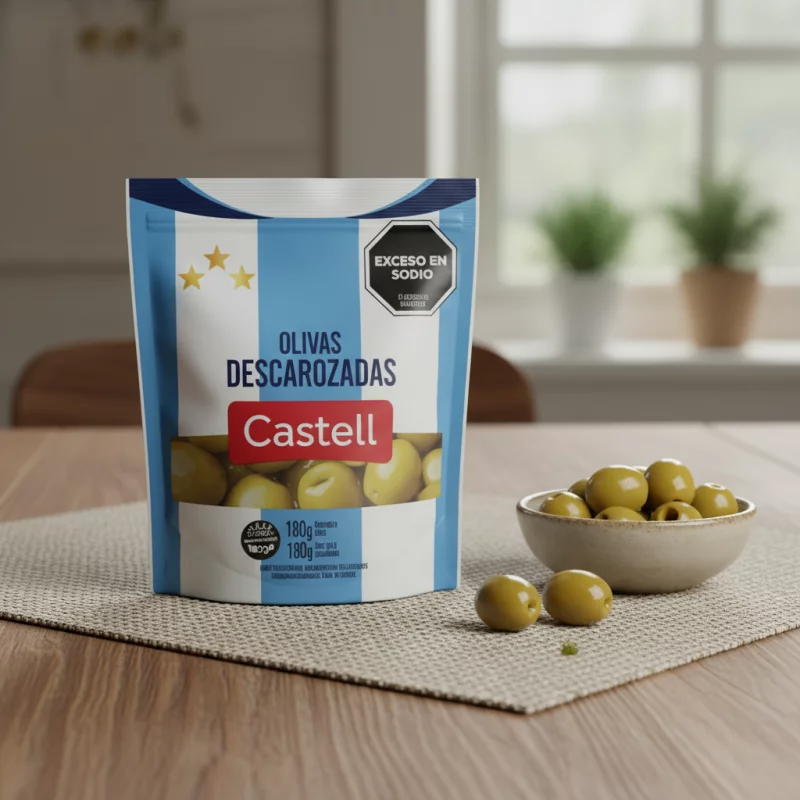 Aceituna Castell Descarozada 80g
