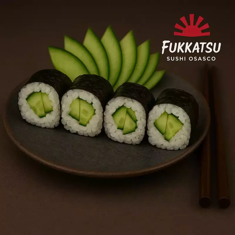 Hossomaki de pepino 08pçs