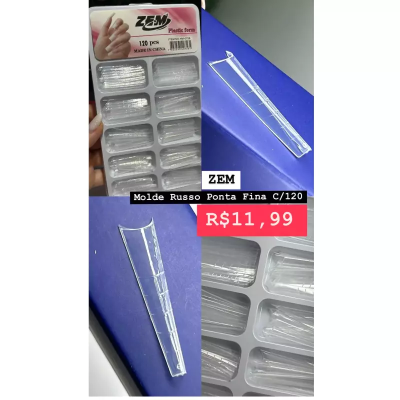 Molde F1 Russo Ponta Fina Zem C/120