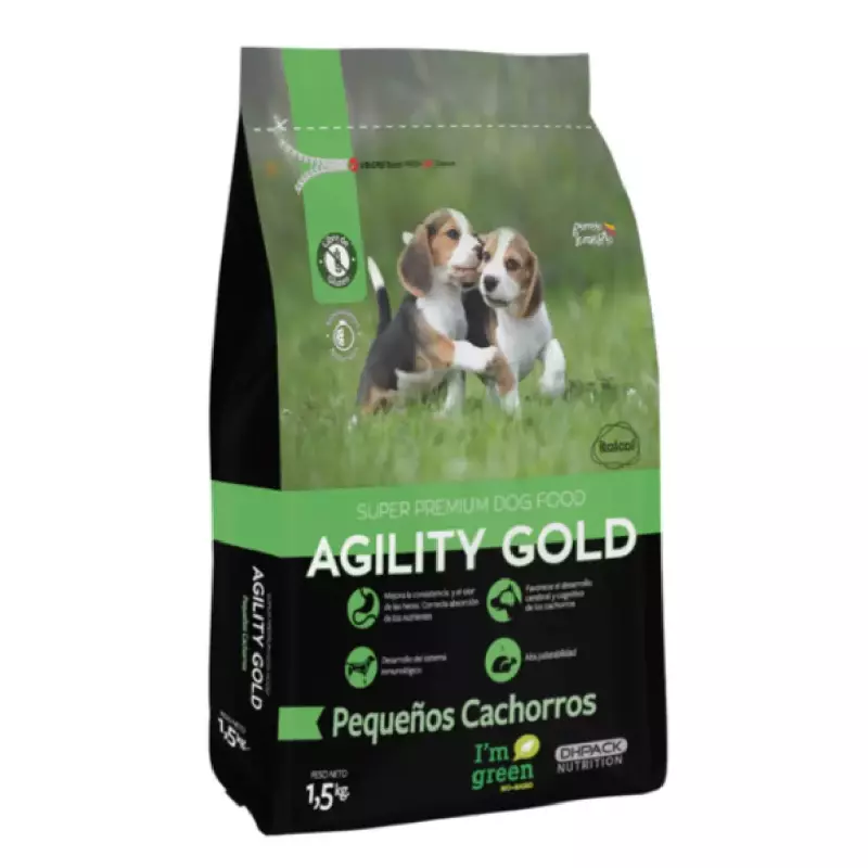 Agility Gold Pequeños Cachorros 1.5k