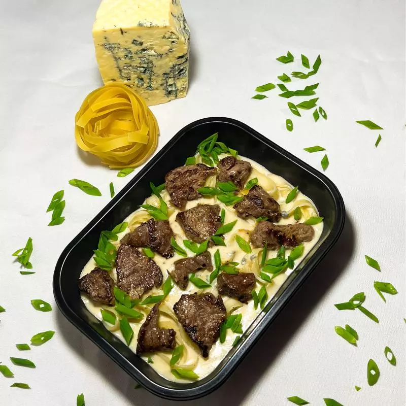 Pasta alla Gorgonzola con Filetto