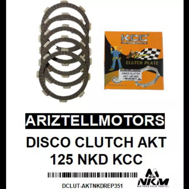 DISCO CLUTCH AKT 125 NKD KCC