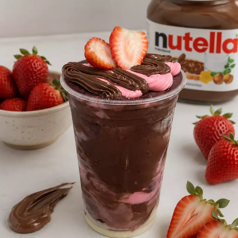 Açaí Truf. Nutella e Creme de Morang
