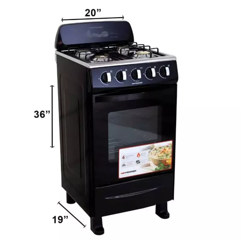 Fogón de gas Premier con horno.