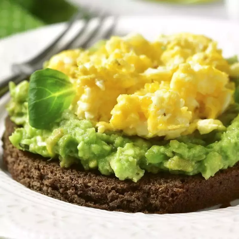 Avocado Scrambled Eggs