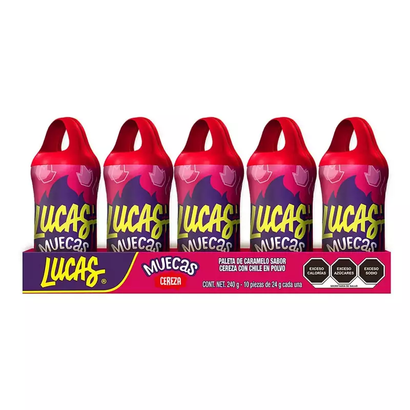 Lucas muecas cereza x 10 unidades