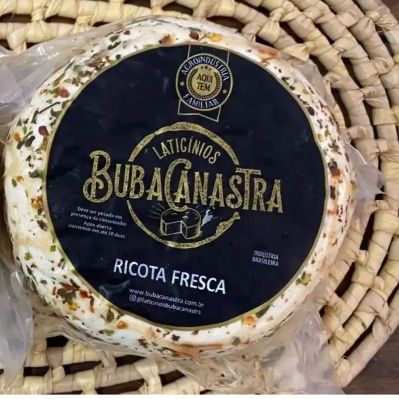 RICOTA TEMPERADA BUBA CANASTRA
