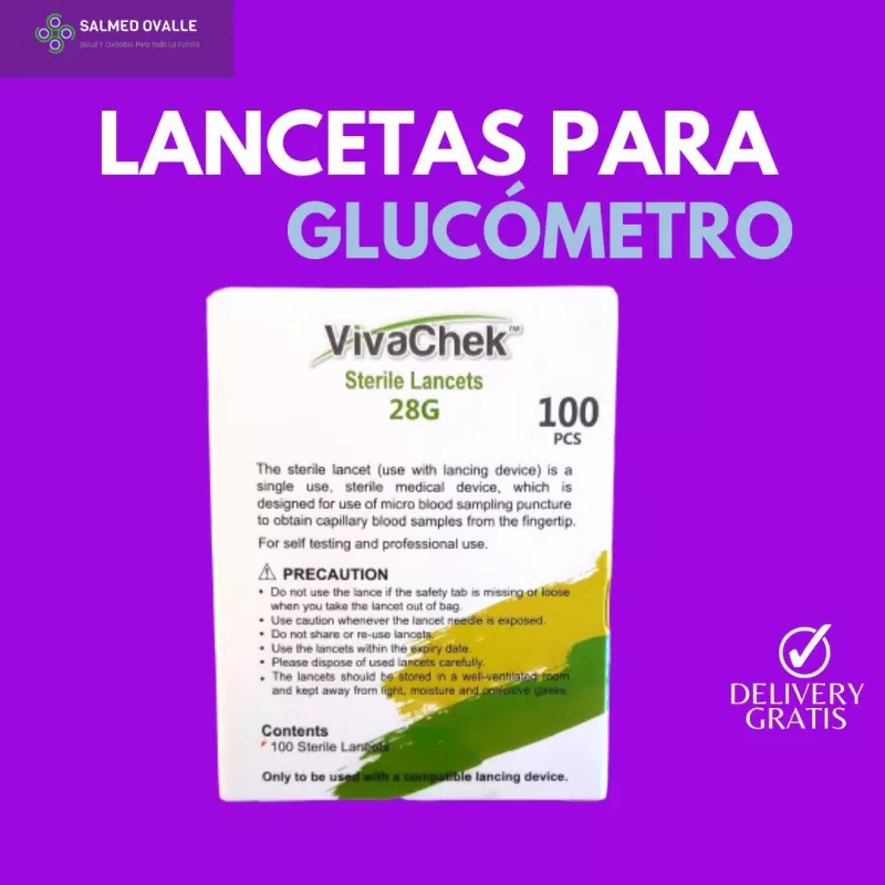 LANCETAS PARA GLUCÓMETRO