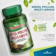 Ameixa, Psyllium, Maçã e Laranja 90 cápsulas