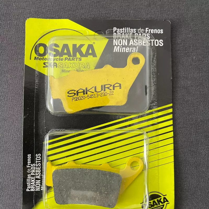 BALATAS TRASERAS NS200
