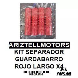 KIT SEPARADOR GUARDABARRO ROJO LARG