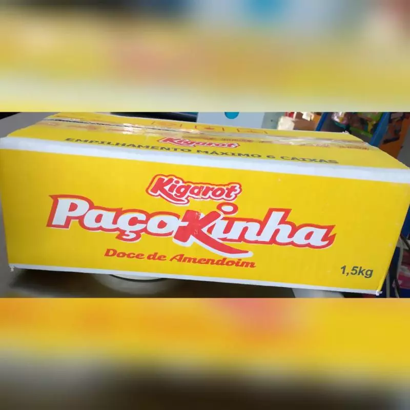 caixa de paçoca