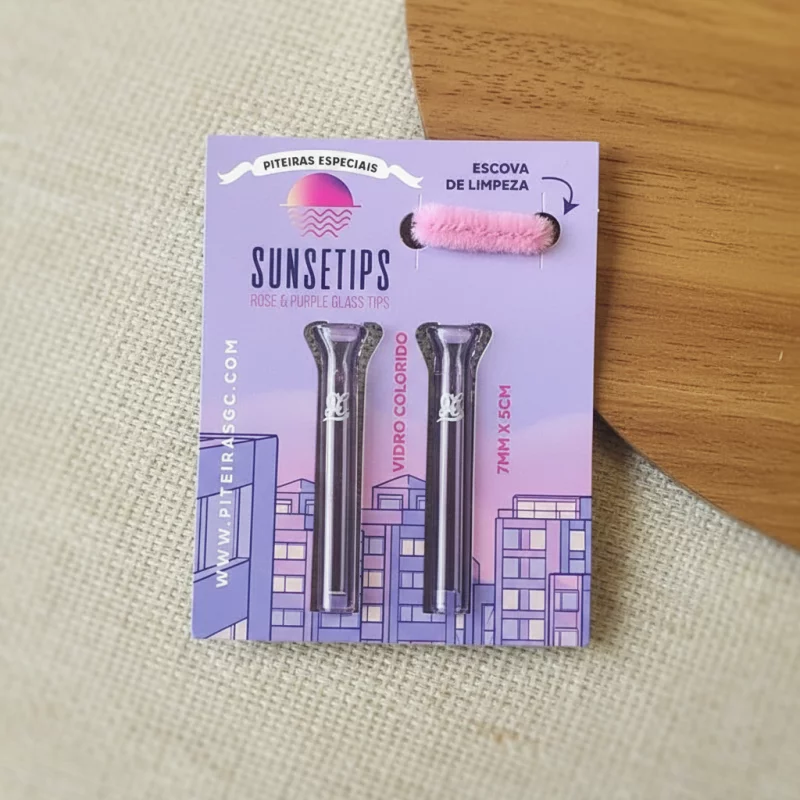 Piteira de vidro Sunsetips
