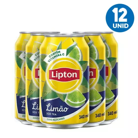 Chá Lipton Ice Tea Limão 340ml C/12