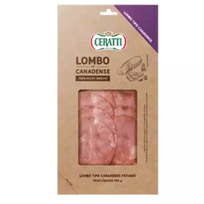 Lombo Tipo Canadense Ceratti fatiado