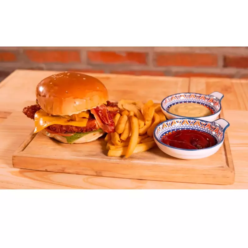 HAMBURGUESA DE POLLO CRISPY