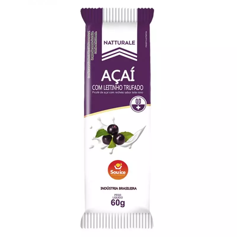 Picolé Natturale Açaí com Ninho