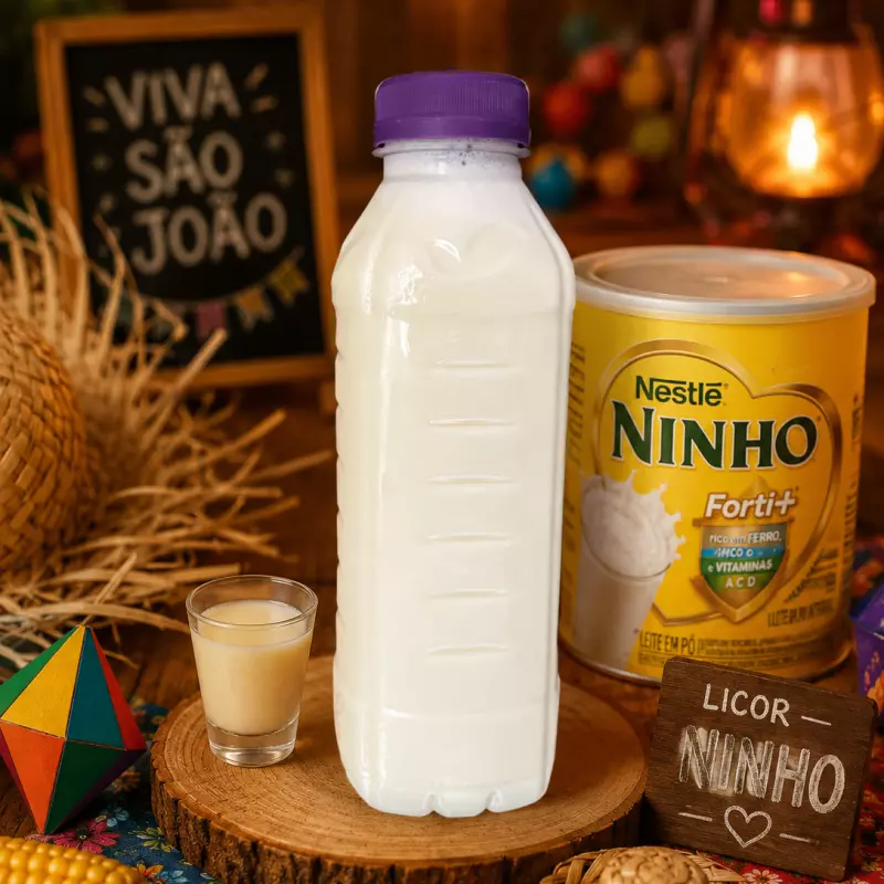 Licor cremoso de ninho