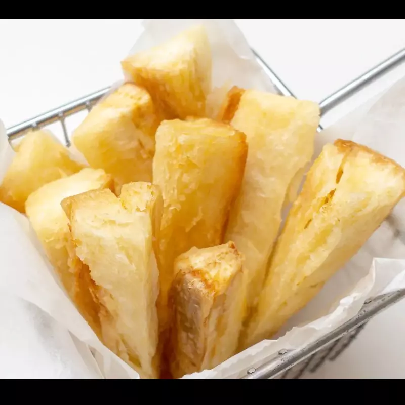 Mandiocas Fritas🥚🍵🍴