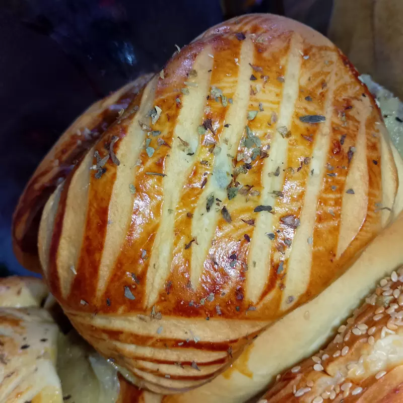 Pão massa de batata queijo