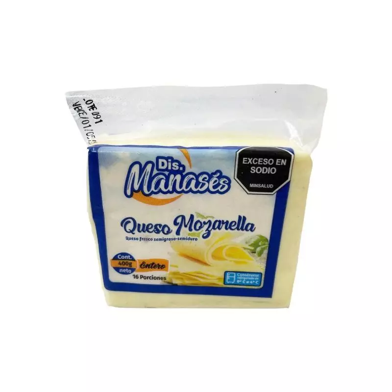 Queso mozzarella 450gr