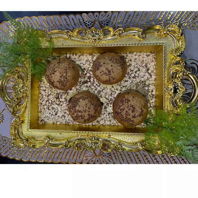 Mogolla de linaza, Uvas pasas.