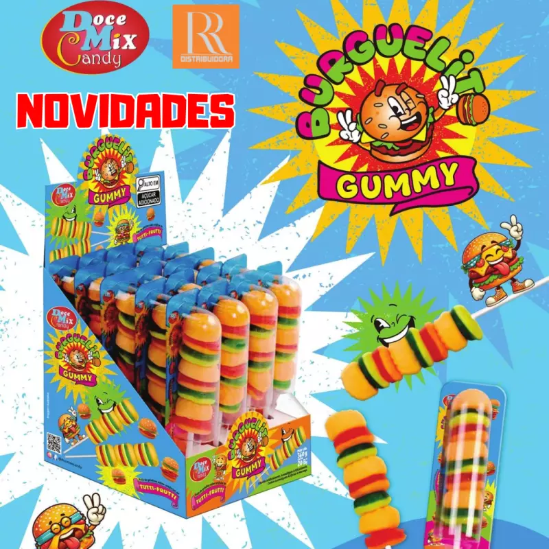 BURGUELITO GUMMY TUTTI FRUTTI - 20UN