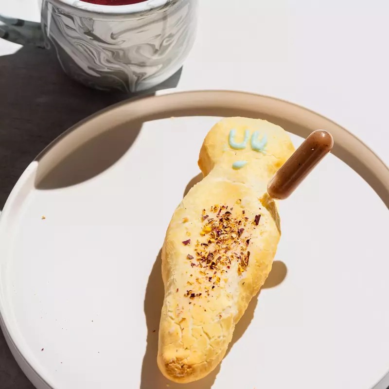 Guagüita pan de yuca dulce de leche