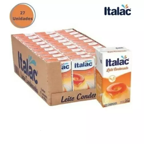 Leite condensado italac 395 gm