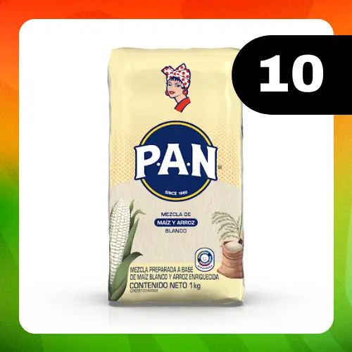Medio Bulto Pan Harina Arroz 1kg