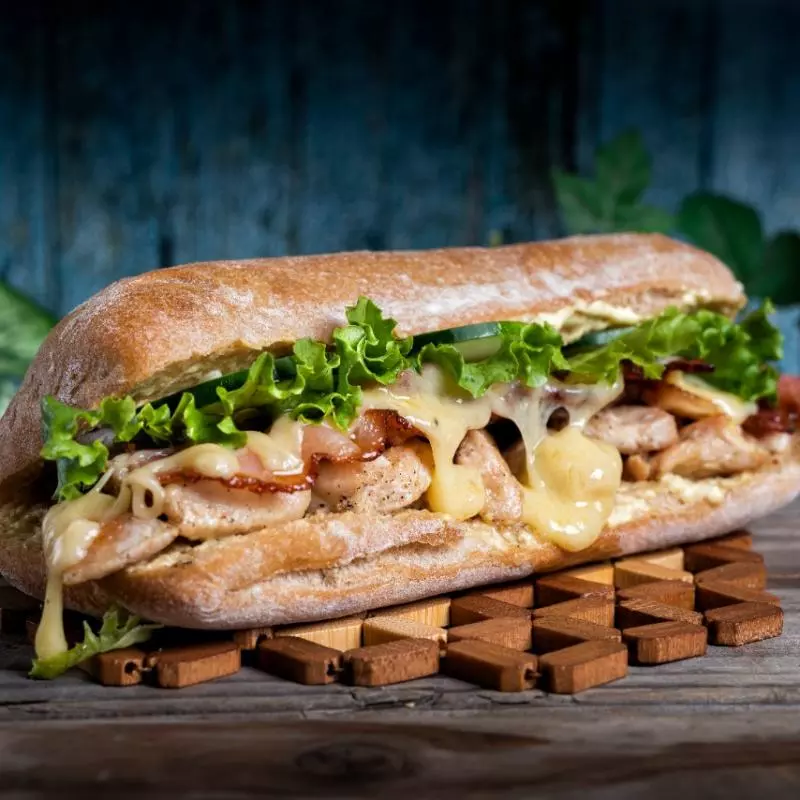 Chapata Chicken and Bacon