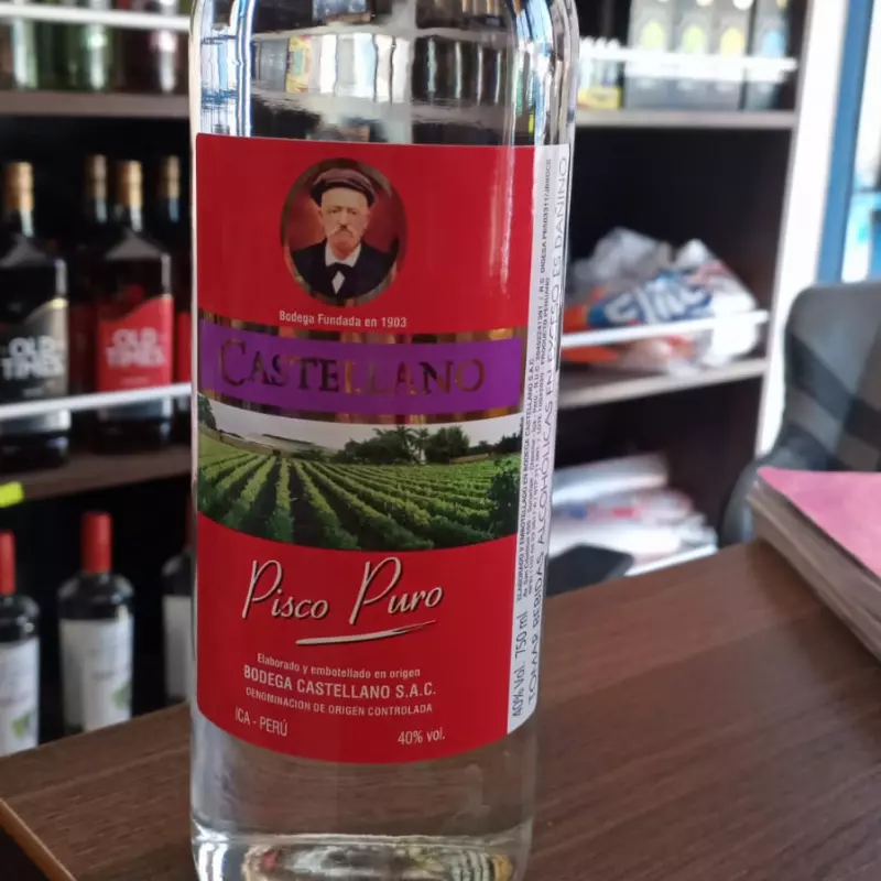PISCO PURO CASTELLANO 750 ML