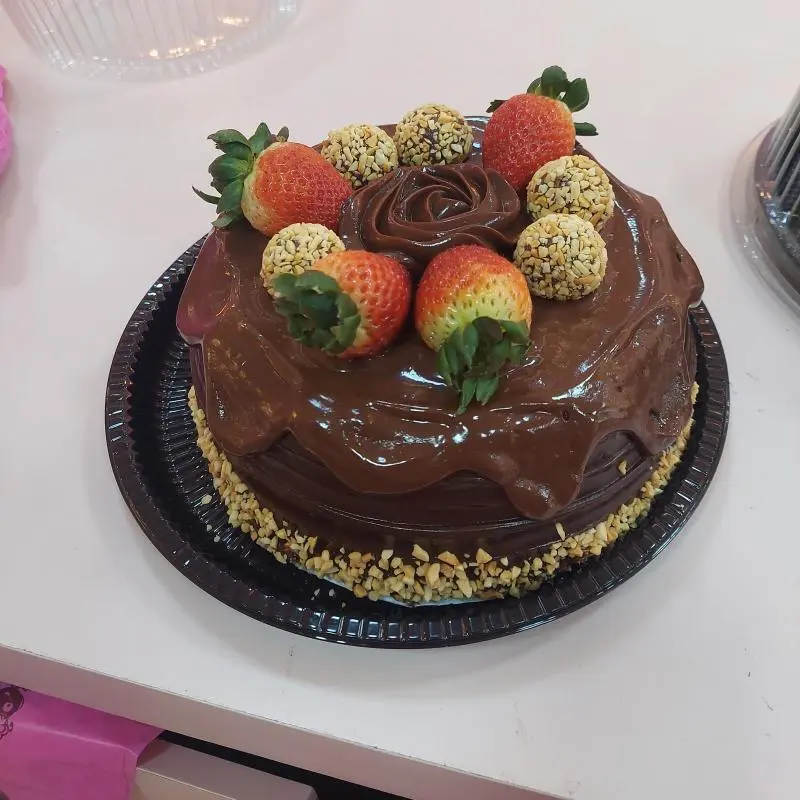 Vulcão chocolate