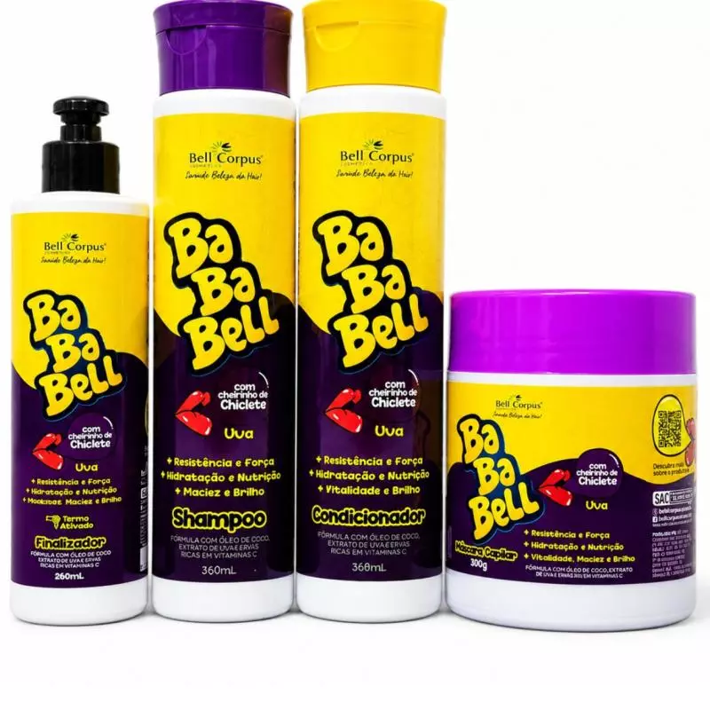 Kit Bababell Uva / 4 ITENS