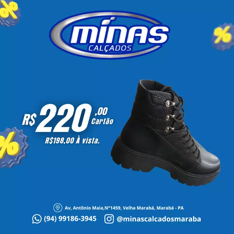 Coturno Preto RF:MA503