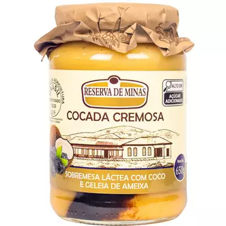 Cocada Cremosa com Ameixa R.de Minas